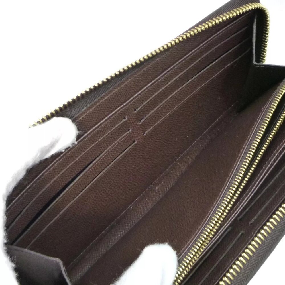 Auth LOUIS VUITTON Zippy Wallet Round Fastener N60015 Damier Ebene #36631948 - Picture 3 of 16